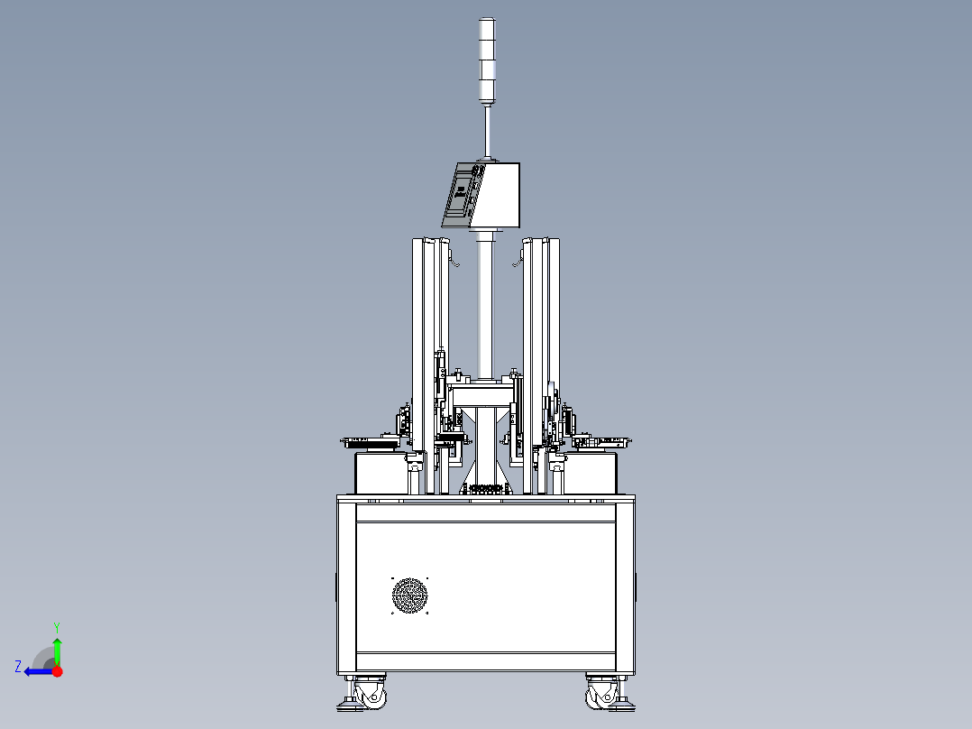 灯条贴胶带自动机 自动贴胶机 贴辅料右视图