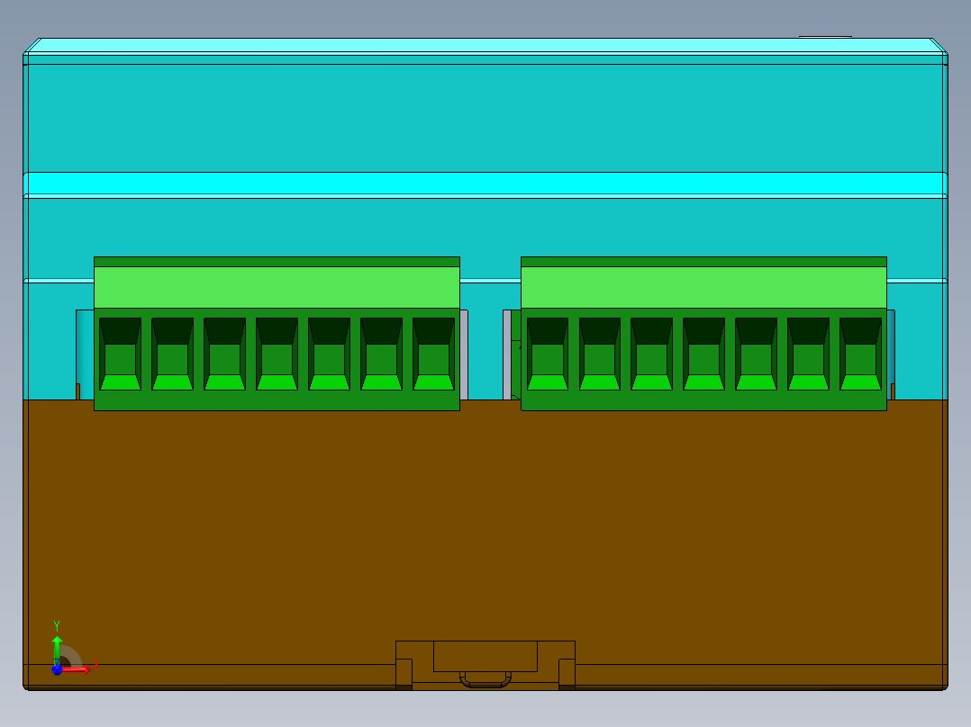 直流桩电能表DCM3366D-J2前视图