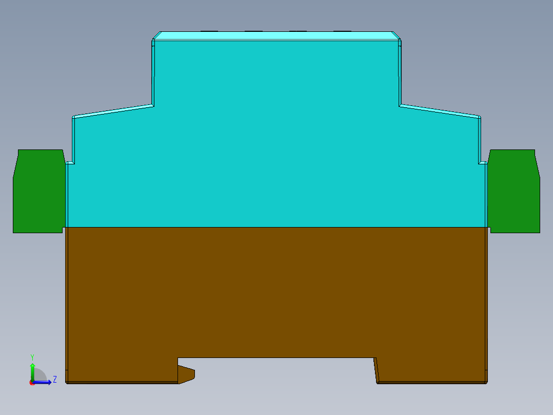 直流桩电能表DCM3366D-J2左视图