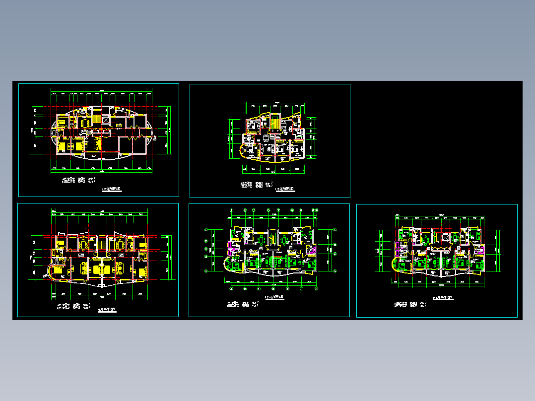 住宅楼平面户型图