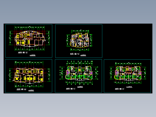 住宅楼平面户型图