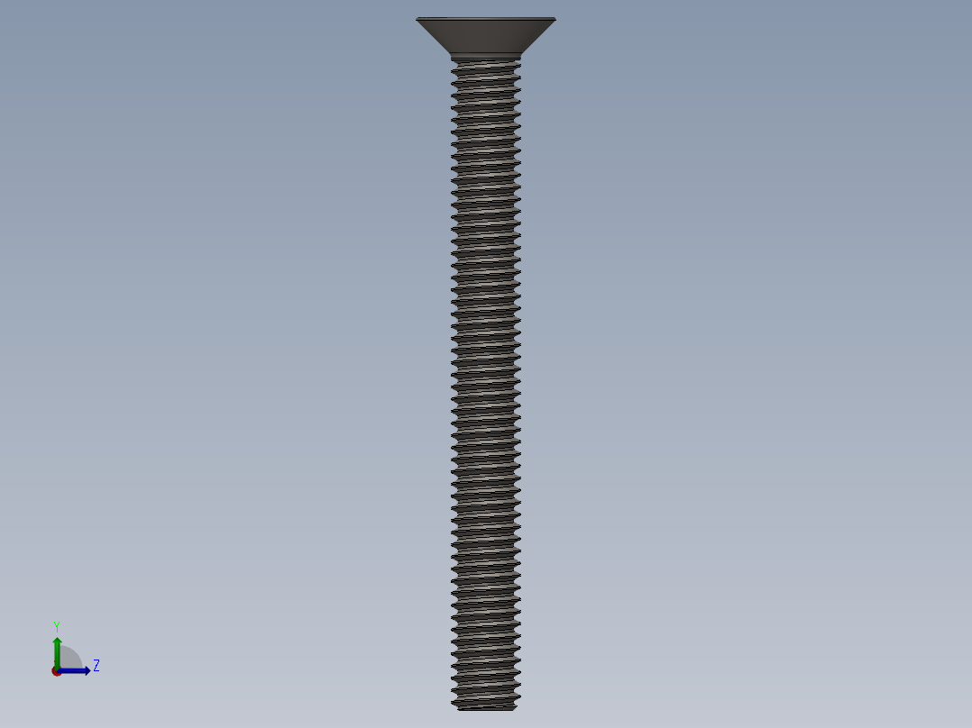 Screw_ISO_10642_M4x40_A2.SLDPRT左视图