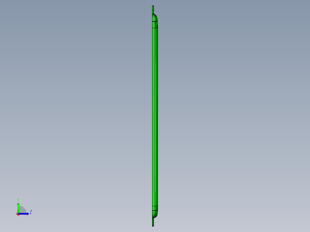 笔记本A壳全铣铣LOGO字符槽程序模型左视图