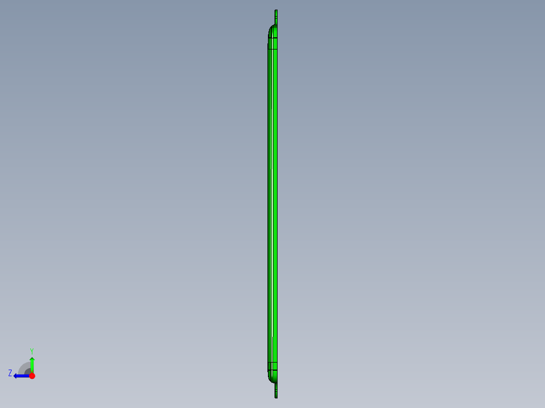 笔记本A壳全铣铣LOGO字符槽程序模型右视图