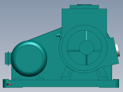 2X-70A旋片真空泵(成都南光)前视缩略图