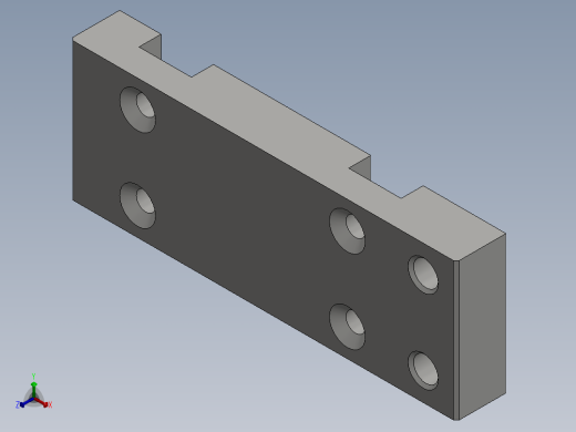 丝杆夹钳正等轴测缩略图