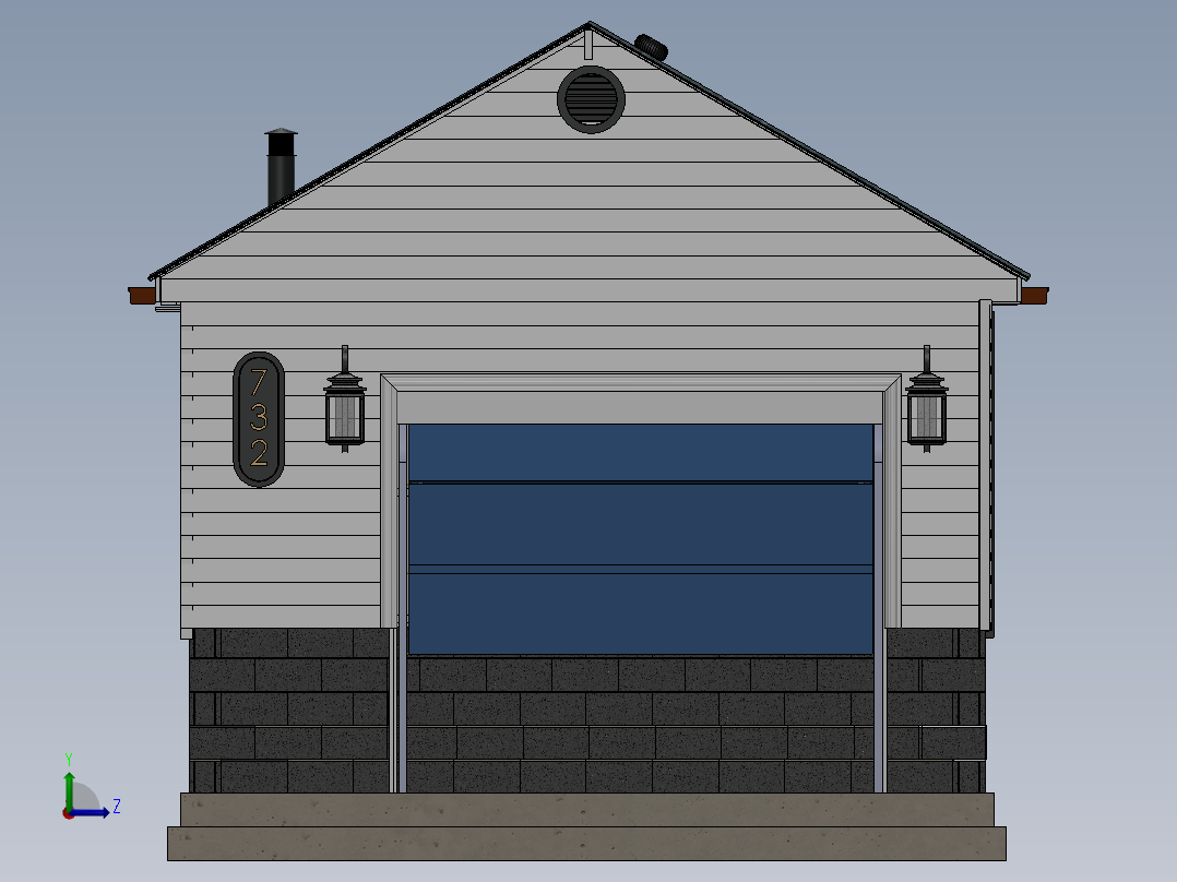 房子、建筑(99)左视图