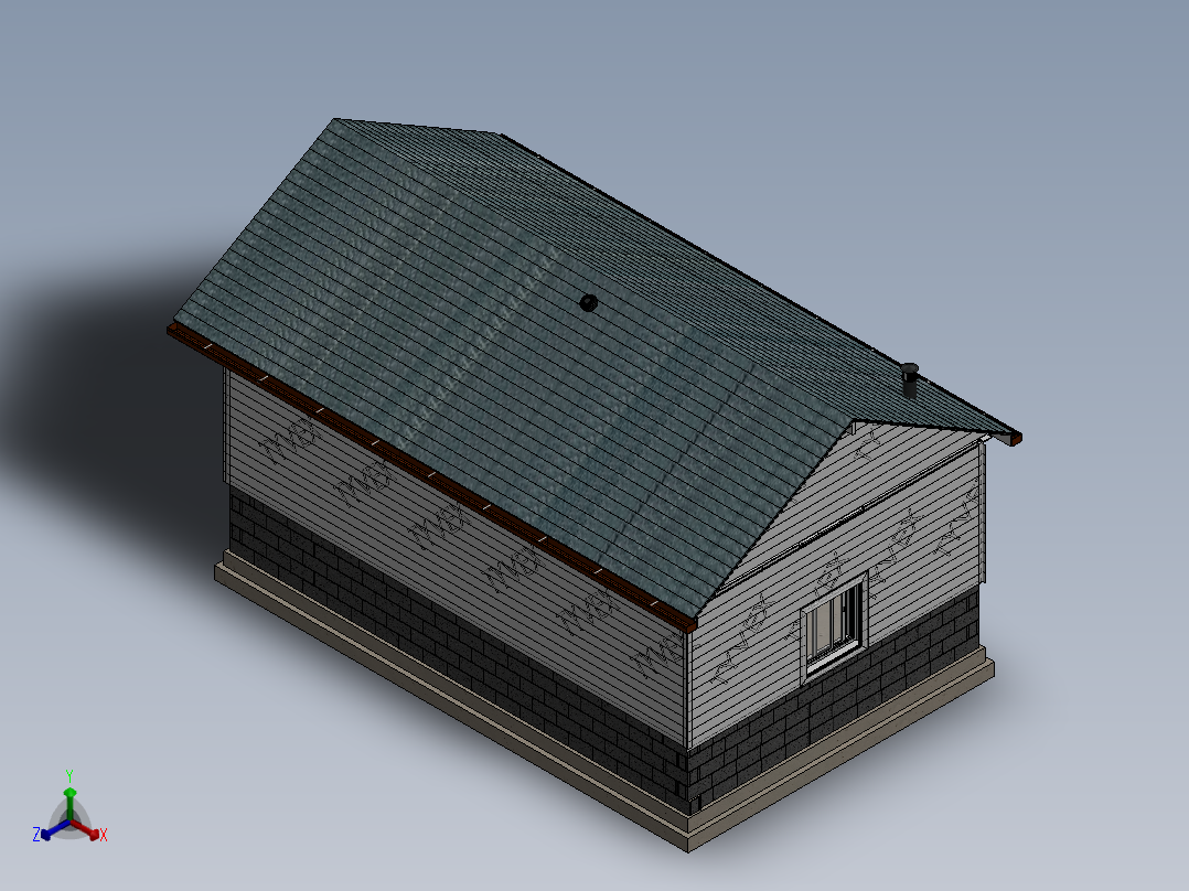 房子、建筑(99)正等轴测图