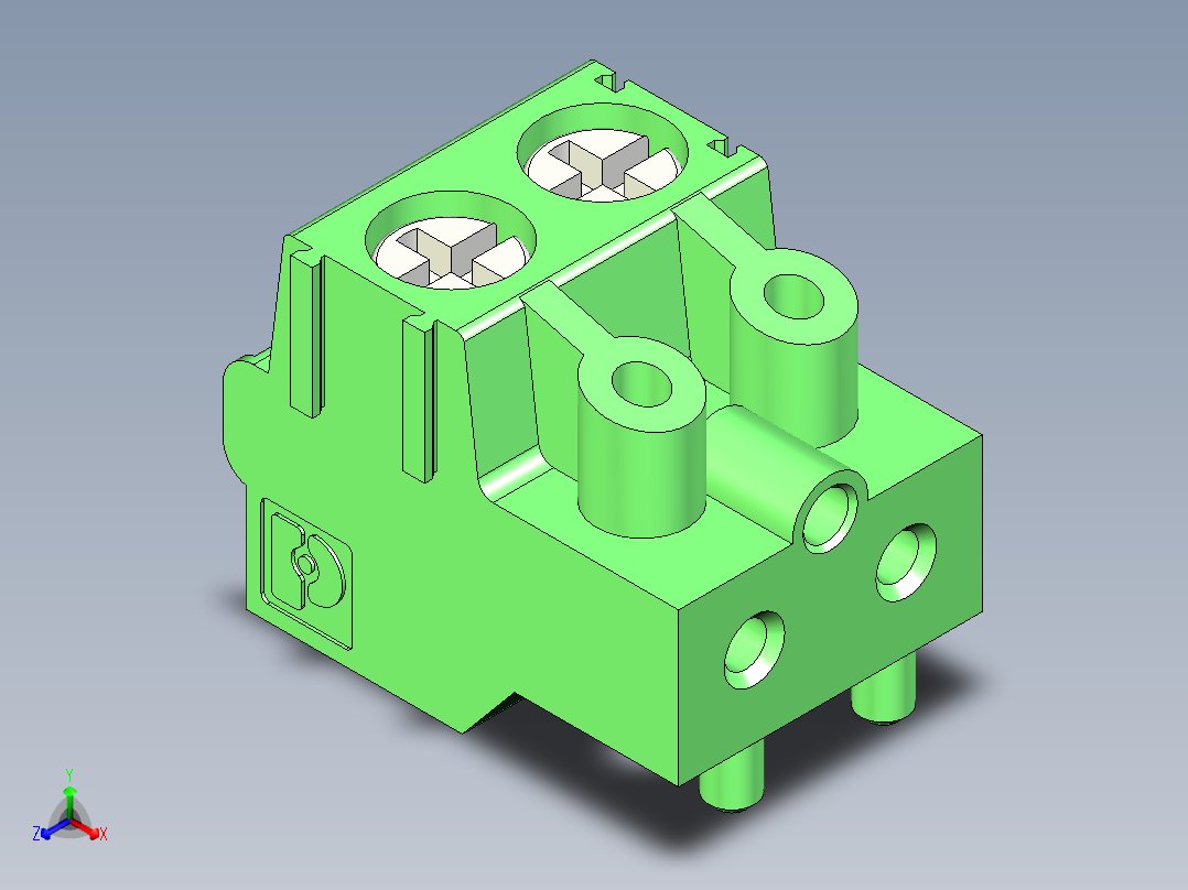 端子板插头2POS 90DEG 5MM