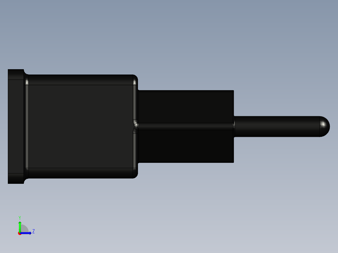 三星充电器201左视图