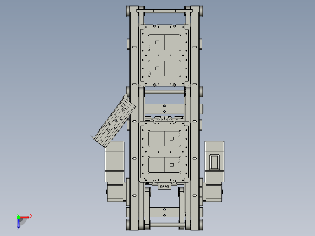 四段回流线俯视图