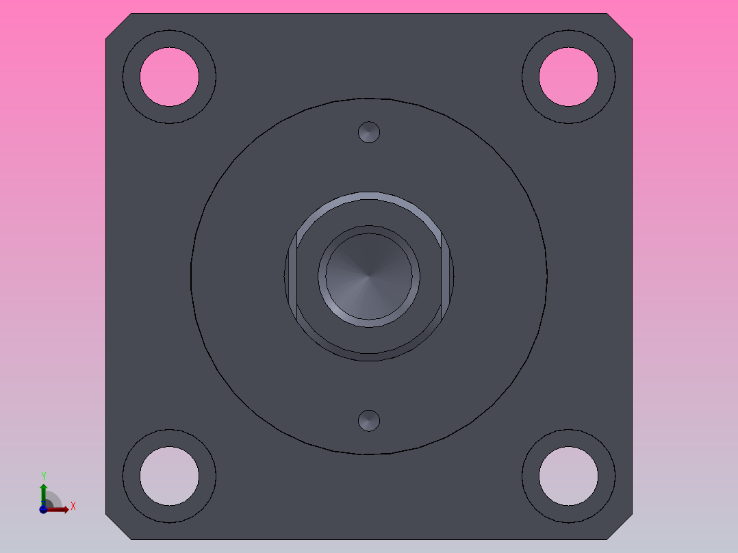 佑嘉欣油缸MPJ-32X20-5前视图