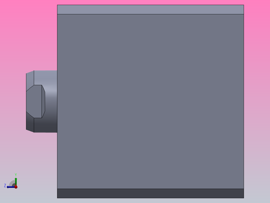 佑嘉欣油缸MPJ-32X20-5右视图