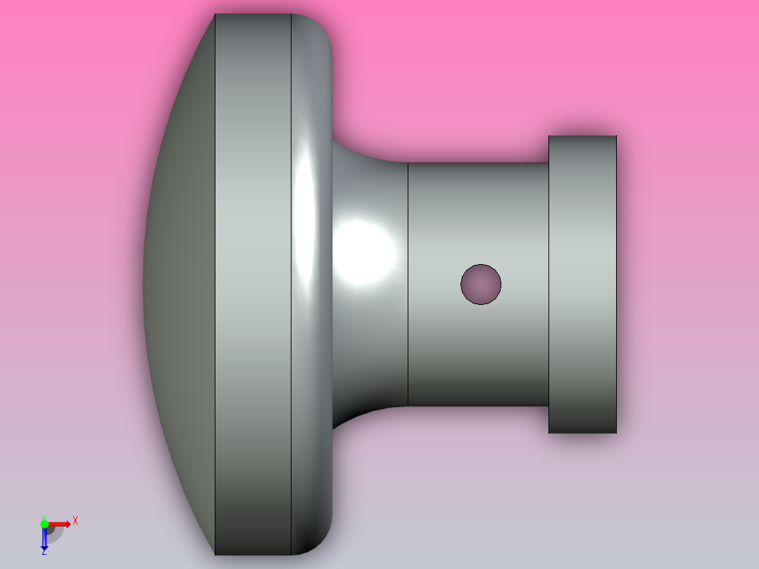 JB标准_滚花把手10俯视图