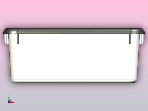 17升-18夸脱收纳箱前视缩略图