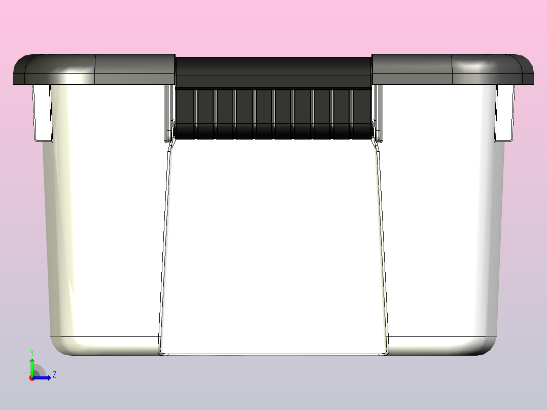 17升-18夸脱收纳箱左视图