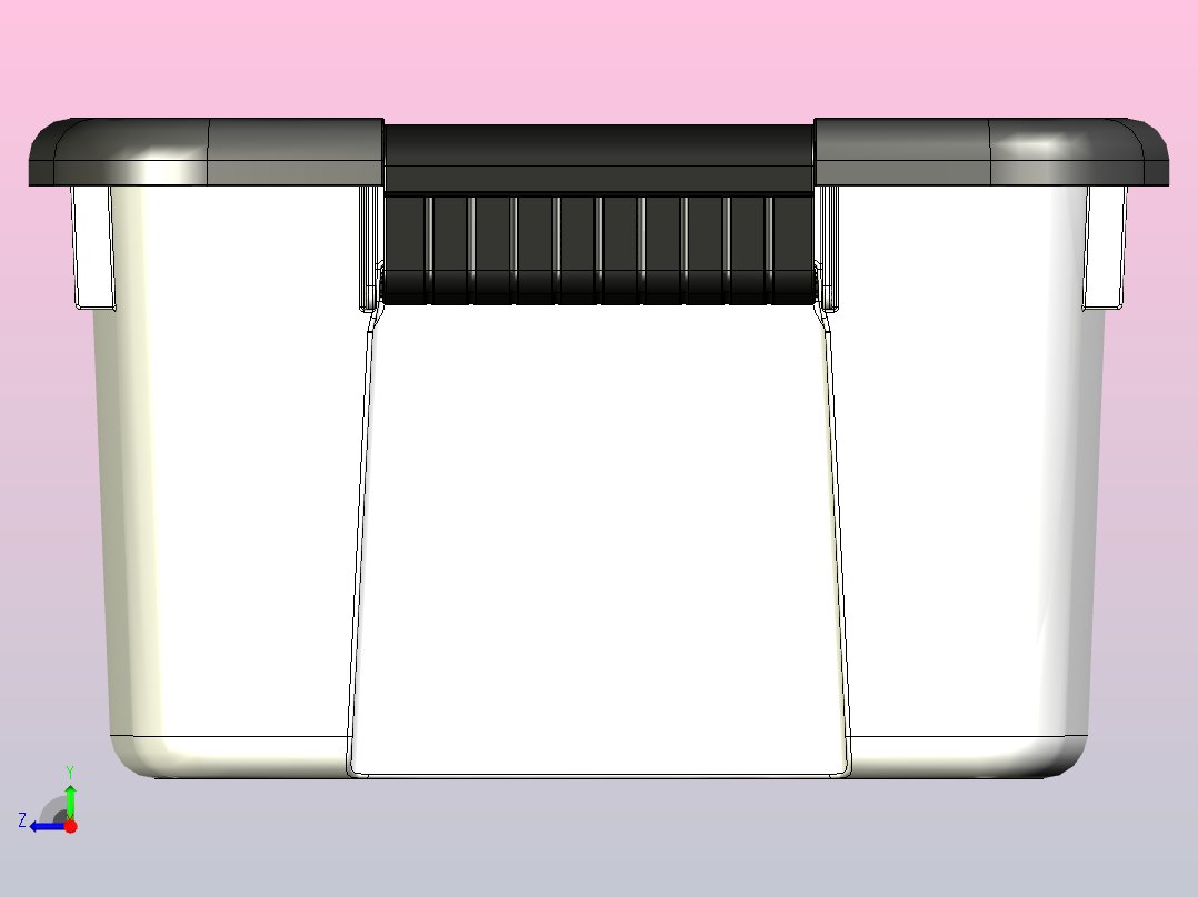 17升-18夸脱收纳箱右视图