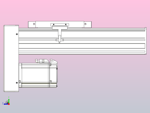 滚珠丝杠直线轴带导轨全封闭TPA-HCR-175D-2510C-L150-MP-C-P75-N3右视缩略图