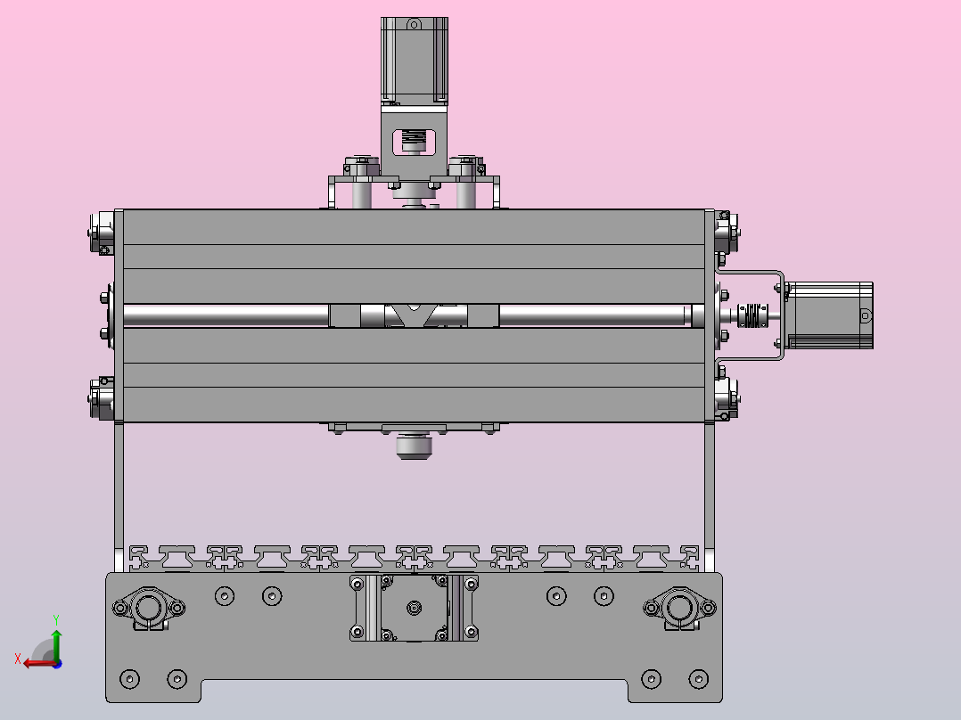 cnc-雕刻机后视图