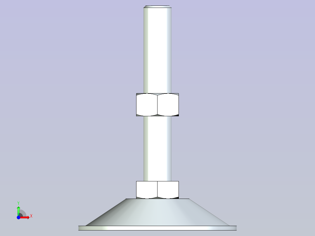 脚轮脚杯3D  WAH01-D90-M16-L100.x_t前视图