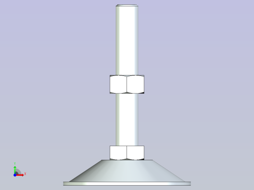 脚轮脚杯3D  WAH01-D90-M16-L100.x_t前视缩略图