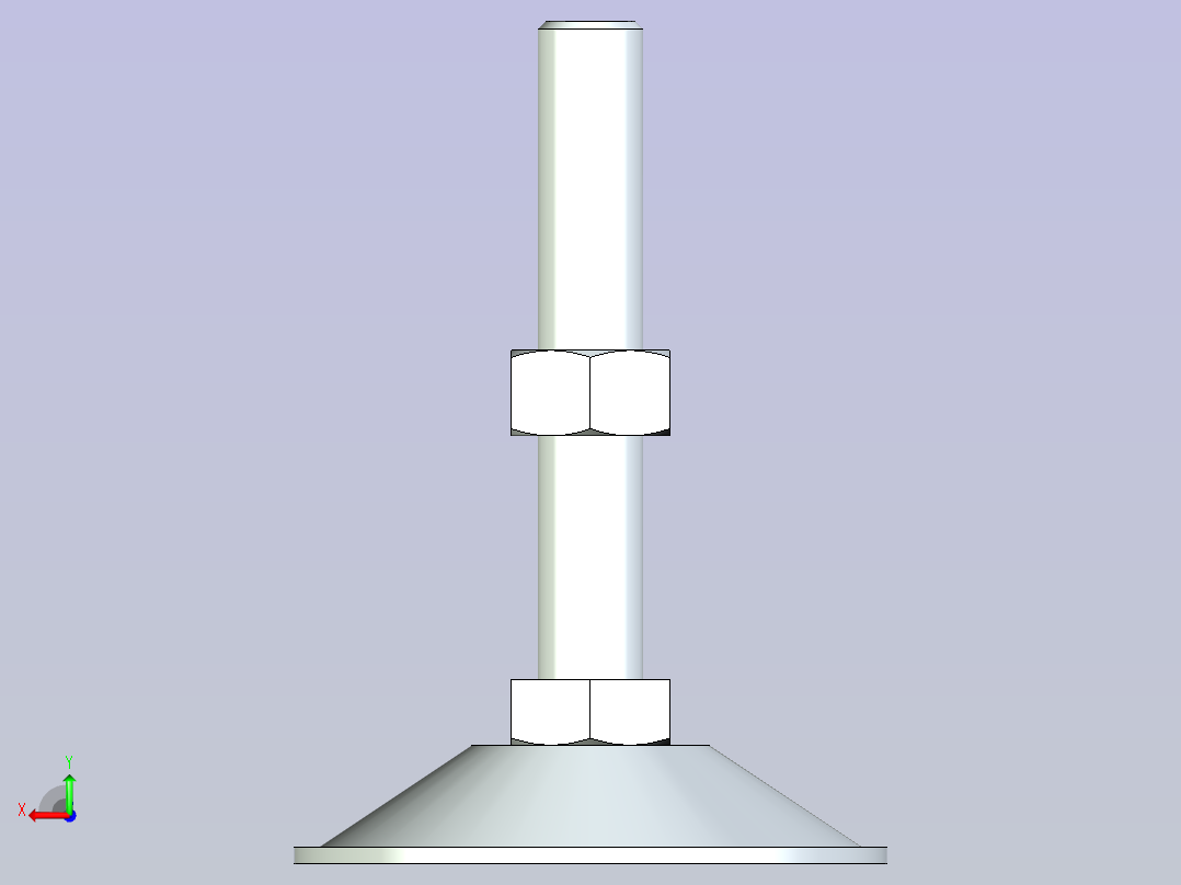 脚轮脚杯3D  WAH01-D90-M16-L100.x_t后视图