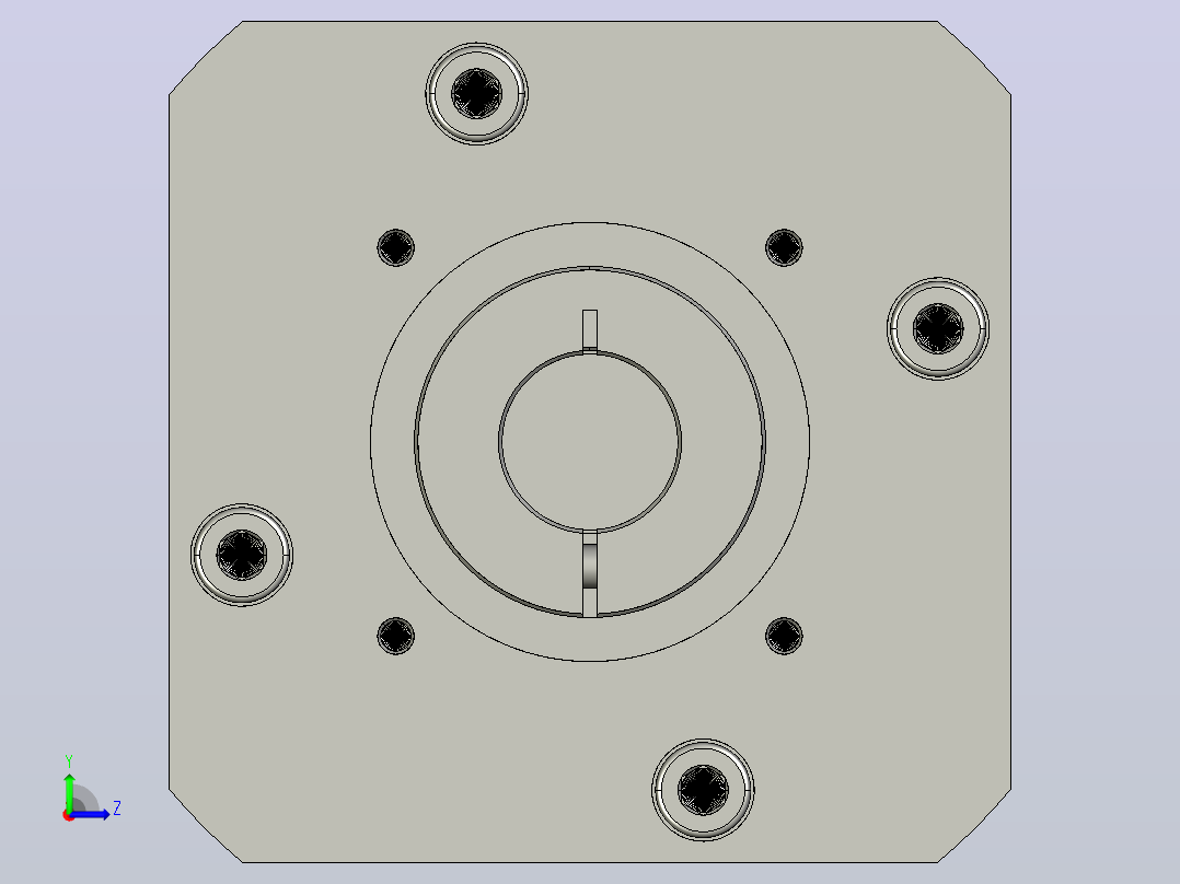 间隙减速器gearbox_gbx120003k_gbk_120_070_2_f左视图