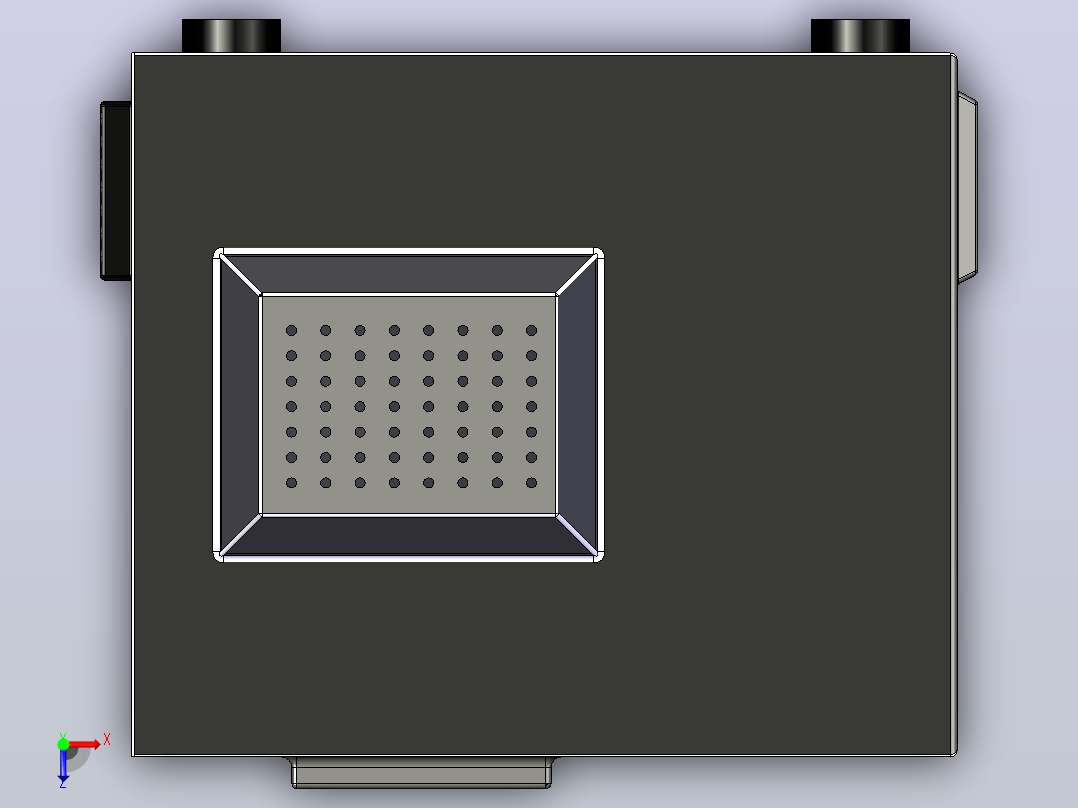 电脑机箱-141俯视图