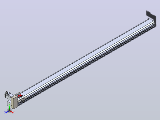 皮带直线轴半封闭可选导轨TPA-HNB-120D-110-L2000-RU-Y-P40-N3