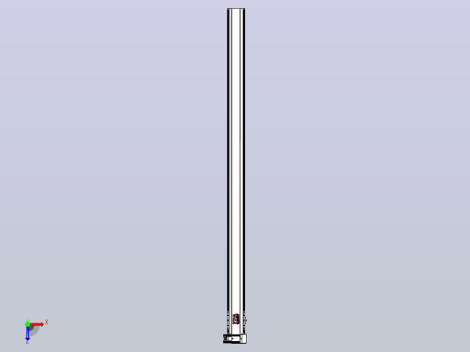皮带直线轴半封闭可选导轨TPA-HNB-120D-110-L2000-RU-Y-P40-N3俯视缩略图