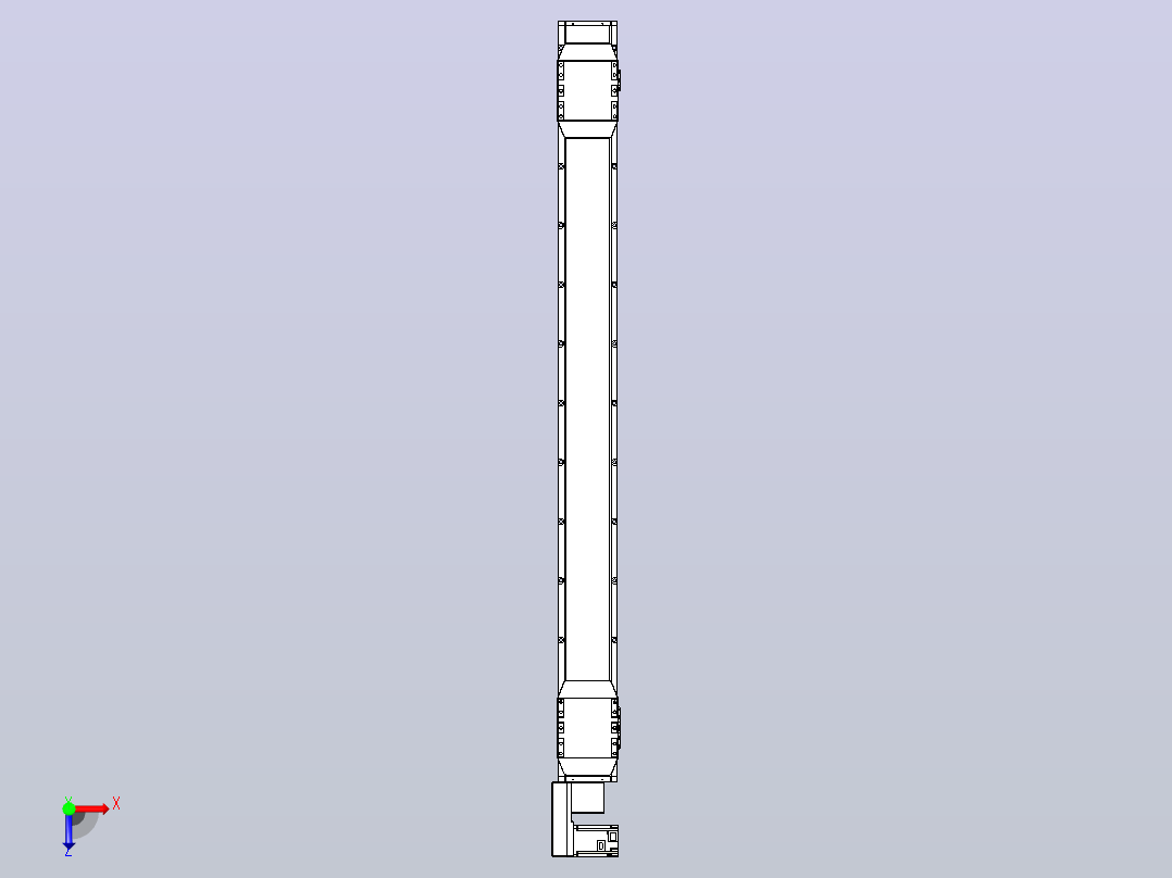 皮带直线轴双滑块型TPA-GCBS-150-P80-L675-QL-M75-N3俯视图