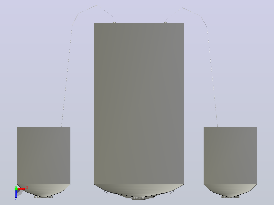 扬声器 3D模型俯视图