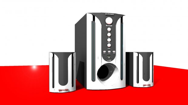 扬声器 3D模型
