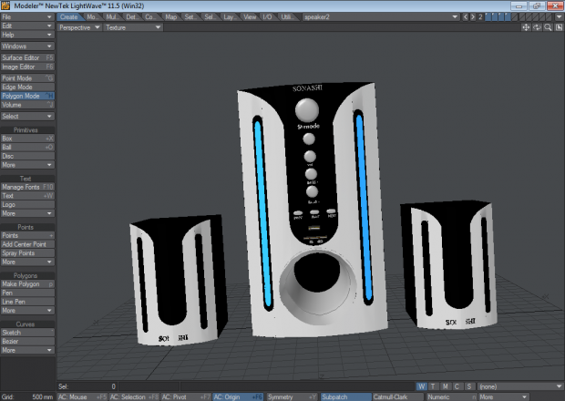扬声器 3D模型