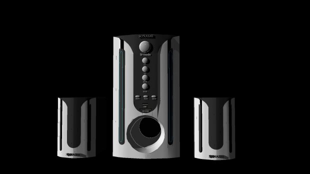 扬声器 3D模型