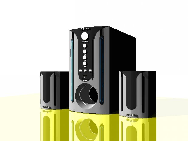 扬声器 3D模型