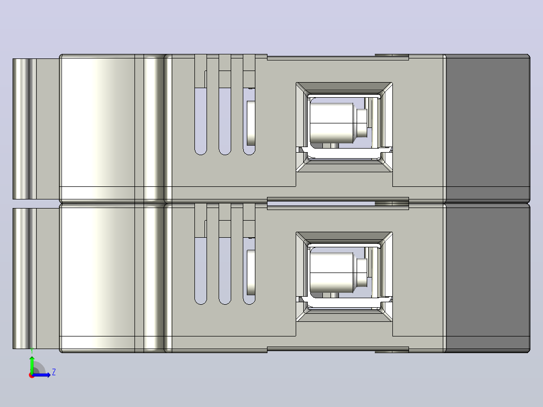 NRT28-32 2P熔断器-底座三维模型202011左视图