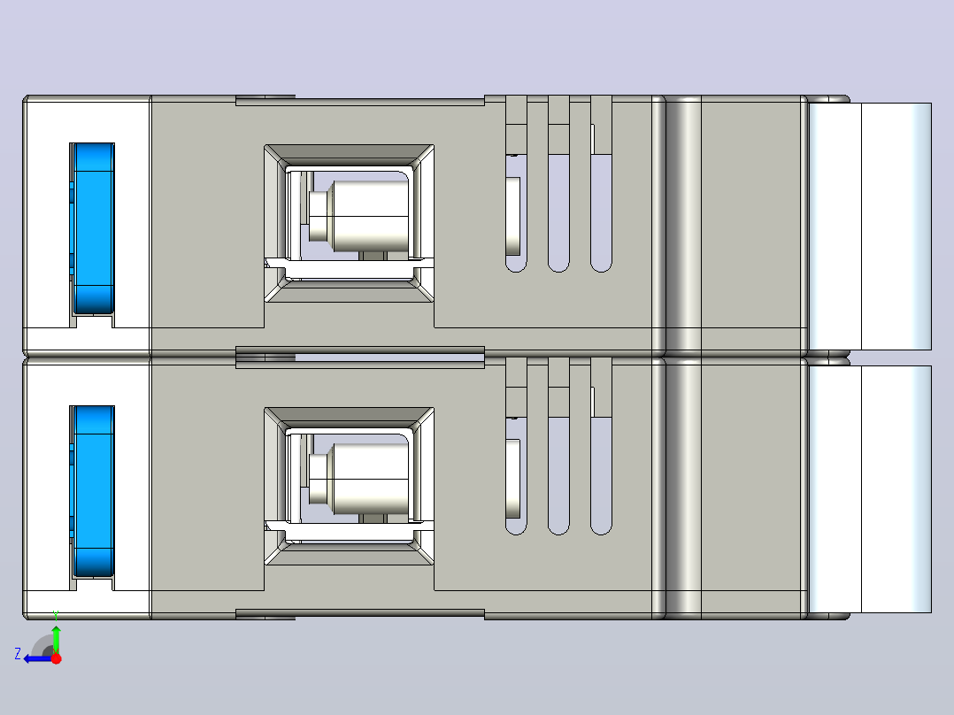 NRT28-32 2P熔断器-底座三维模型202011右视图