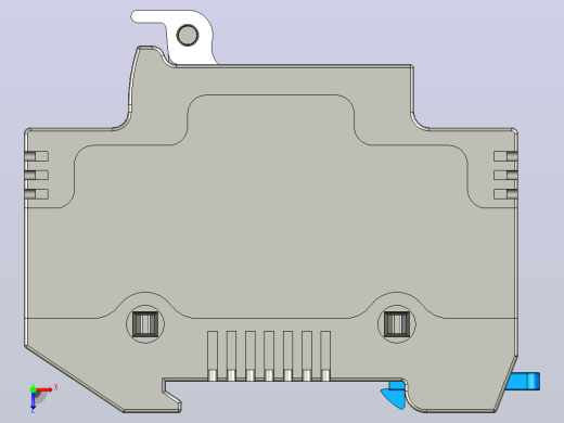 NRT28-32 2P熔断器-底座三维模型202011俯视缩略图