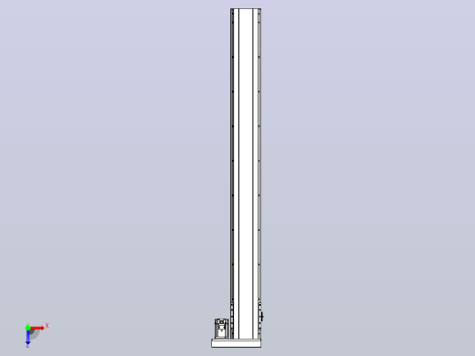日规模组半封闭丝杆TPA-HNR-175D-2510C-L1650-ML-C-P75-N3俯视缩略图