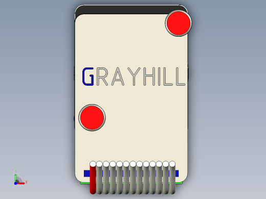 带按钮的GrayHill编码器前视缩略图