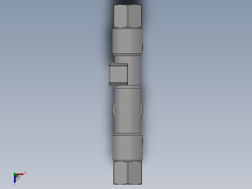 HZH系列螺纹连接2真空发生器[HZH07DS-01-01-01]俯视缩略图