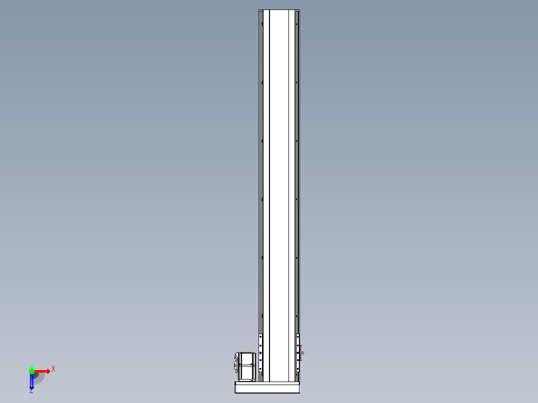 日规模组半封闭丝杆TPA-HNR-140D-2010C-L1050-ML-C-P40-N3俯视图