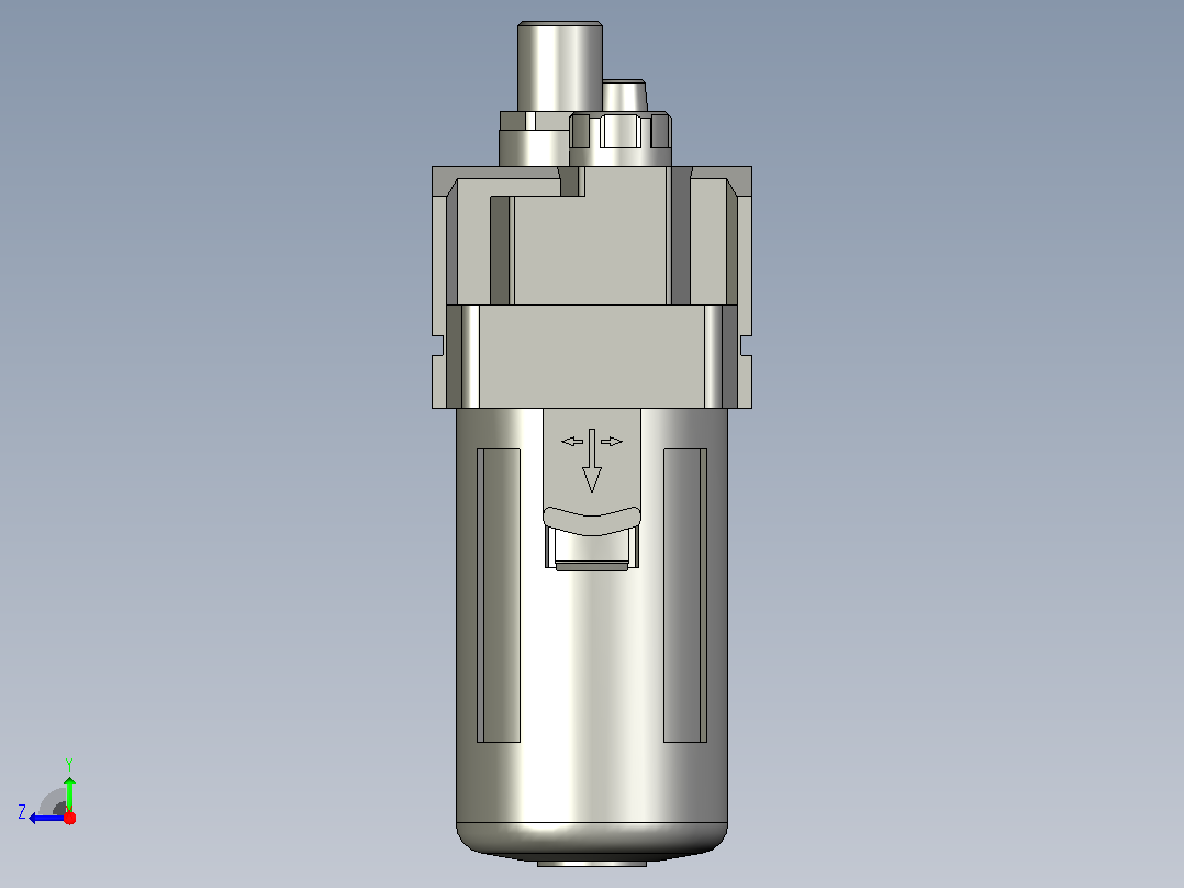 油水分离器AC3010-02-AC右视图