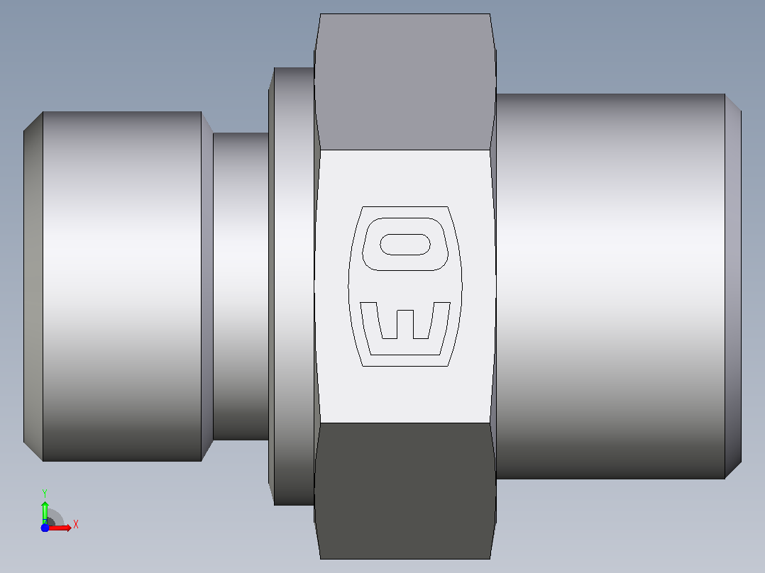 公螺柱连接器GE14SM71X前视图