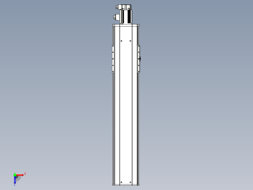 日规模组半封闭丝杆TPA-HNR-220D-3210C-L850-M-Y-P1K-N3俯视缩略图