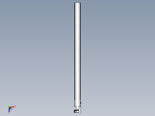 皮带直线轴半封闭可选导轨TPA-HNB-140D-120-L2200-MR-C-P40-N3俯视缩略图