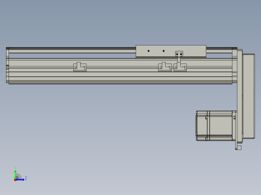 MT136BS.L#.200.BM.P40.C3直线模组 最大负载85KG 最大推力700N 400W电机后侧安装 MT136BS规格左视缩略图