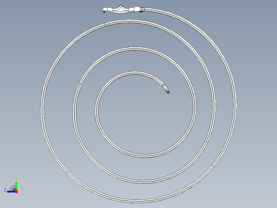 军用皮带模型右视图