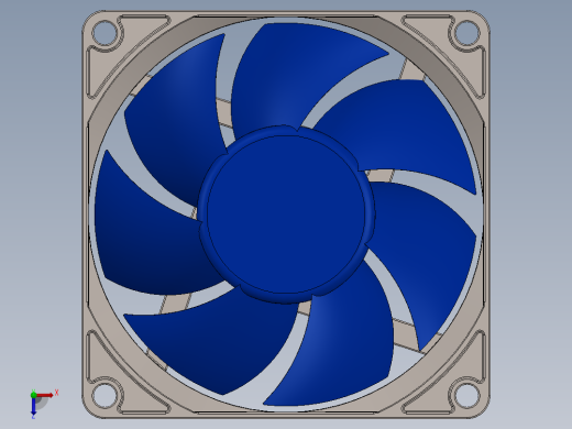 处理器风扇俯视缩略图